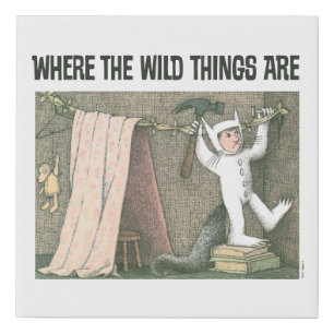 Where The Wild Things Are   Scene 1 Faux Canvas Print