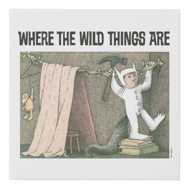 Where The Wild Things Are | Scene 1 Faux Canvas Print (Front)