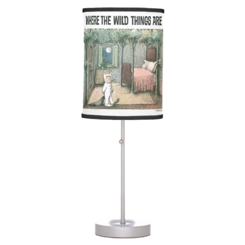Where The Wild Things Are  Scene 3 Table Lamp