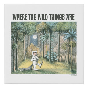 Where The Wild Things Are Scene 4 Faux Canvas Print