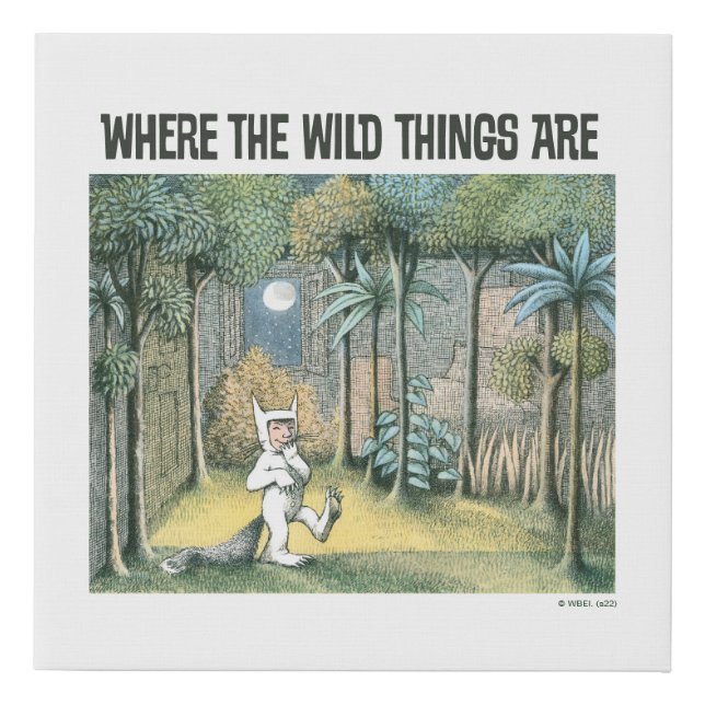 Where The Wild Things Are | Scene 4 Faux Canvas Print (Front)