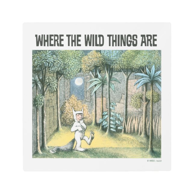 Where The Wild Things Are | Scene 4 Metal Print (Front)
