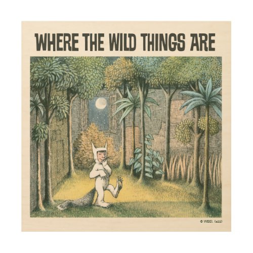 Where The Wild Things Are  Scene 4 Wood Wall Art