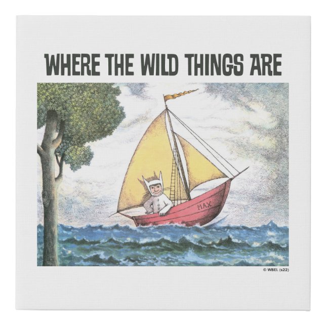 Where The Wild Things Are | Scene 5 Faux Canvas Print (Front)
