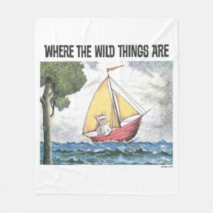 Where The Wild Things Are Scene 5 Fleece Blanket