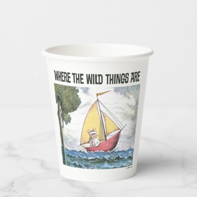 Where The Wild Things Are | Scene 5 Paper Cups (Front)