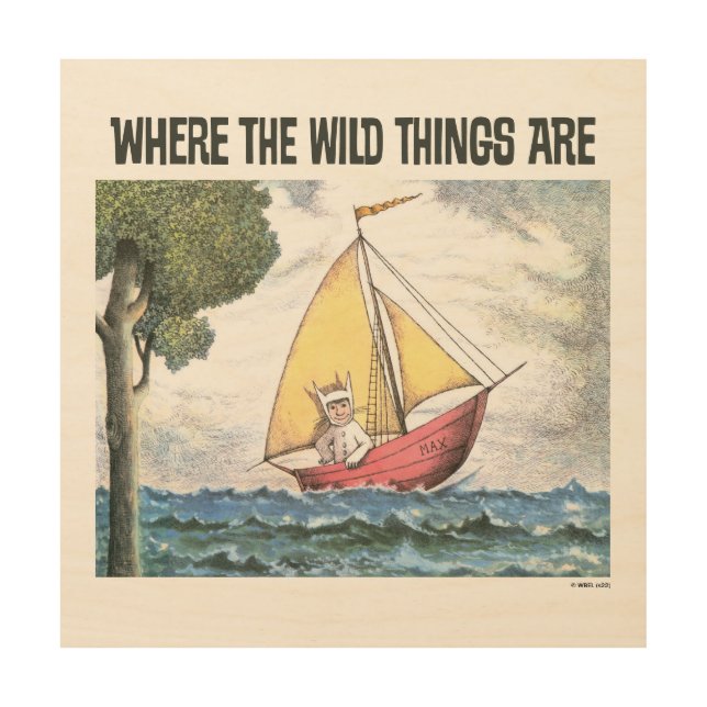 Where The Wild Things Are | Scene 5 Wood Wall Art (Front)