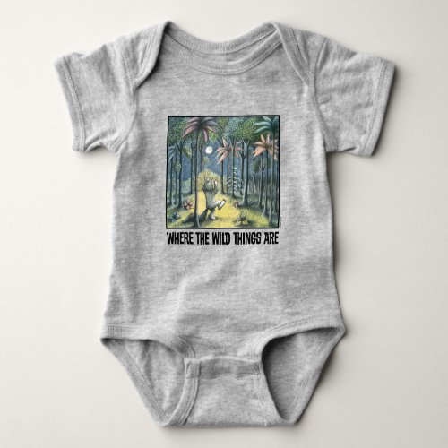 Where The Wild Things Are  Scene 6 Baby Bodysuit