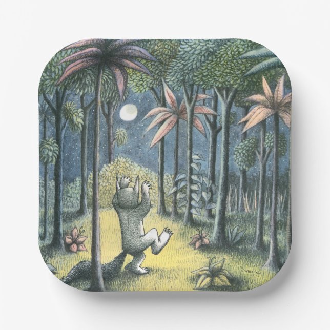 Where The Wild Things Are | Scene 6 Paper Plates (Front)