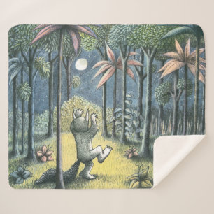 Where The Wild Things Are Scene 6 Sherpa Blanket