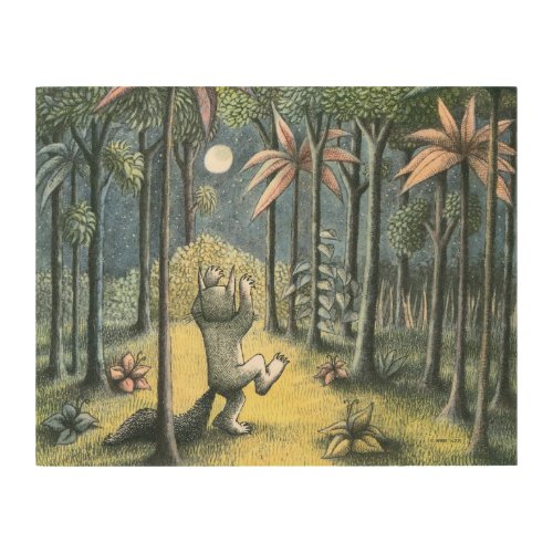 Where The Wild Things Are  Scene 6 Wood Wall Art