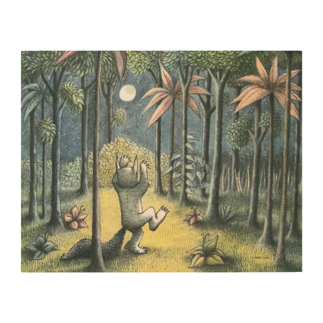 Where The Wild Things Are | Scene 6 Wood Wall Art (Front)