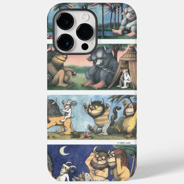 Where The Wild Things Are Scenes Case-Mate iPhone Case (Back)