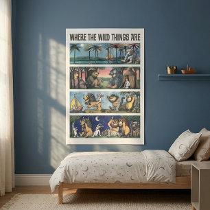 Where The Wild Things Are Scenes Foam Board