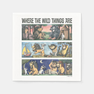 Where The Wild Things Are Scenes Napkins