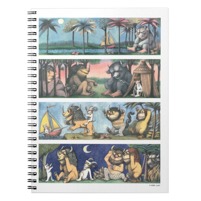 Where The Wild Things Are Scenes Notebook (Front)