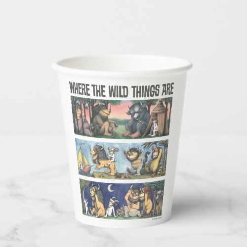 Where The Wild Things Are Scenes Paper Cups
