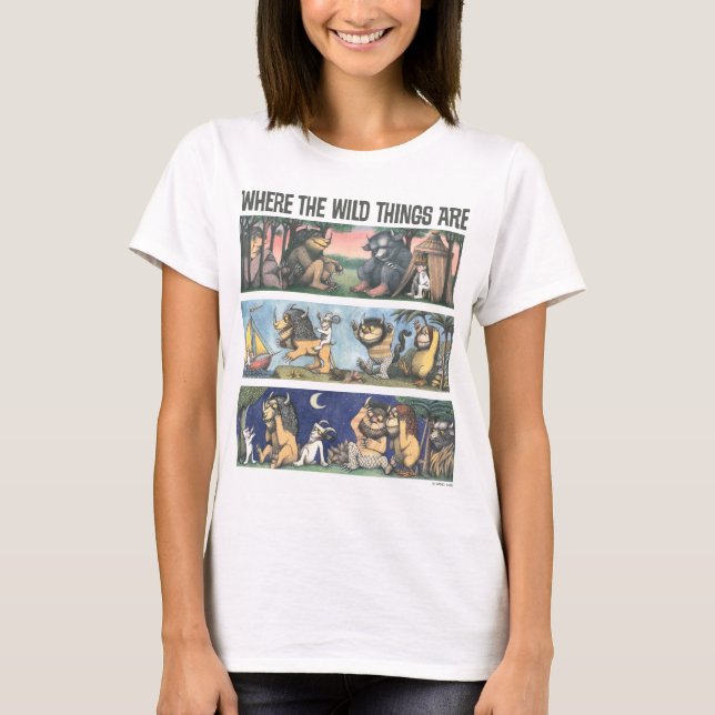 Where The Wild Things Are Scenes T-Shirt (Front)