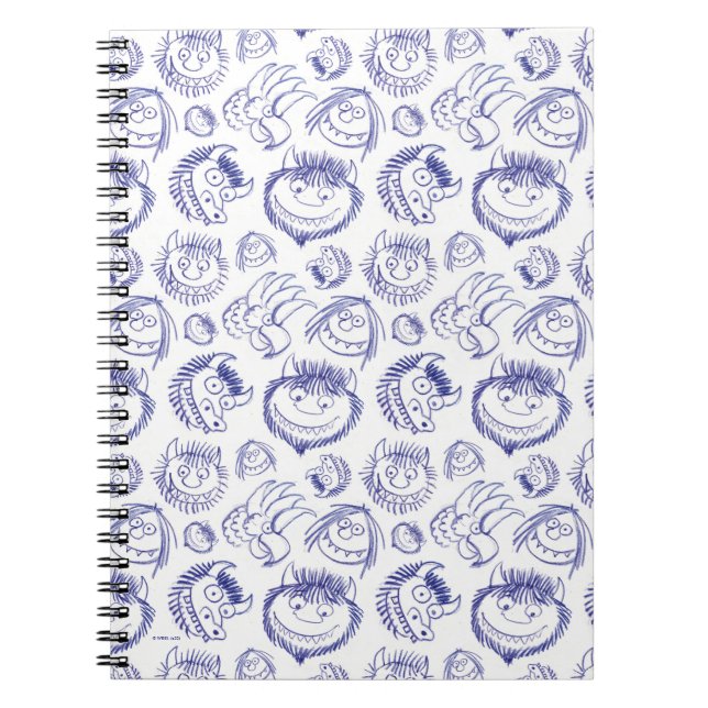 Where the Wild Things Are Sketch Pattern Notebook (Front)