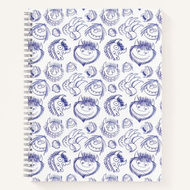 Where the Wild Things Are Sketch Pattern Notebook (Front)