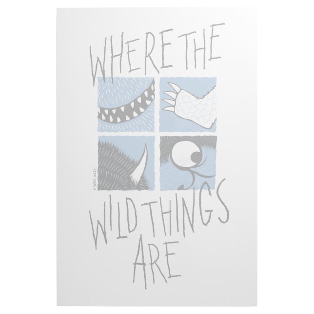 Where The Wild Things Are | Square Graphic Gallery Wrap (Front)