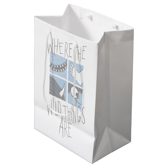 Where The Wild Things Are | Square Graphic Medium Gift Bag (Front Angled)