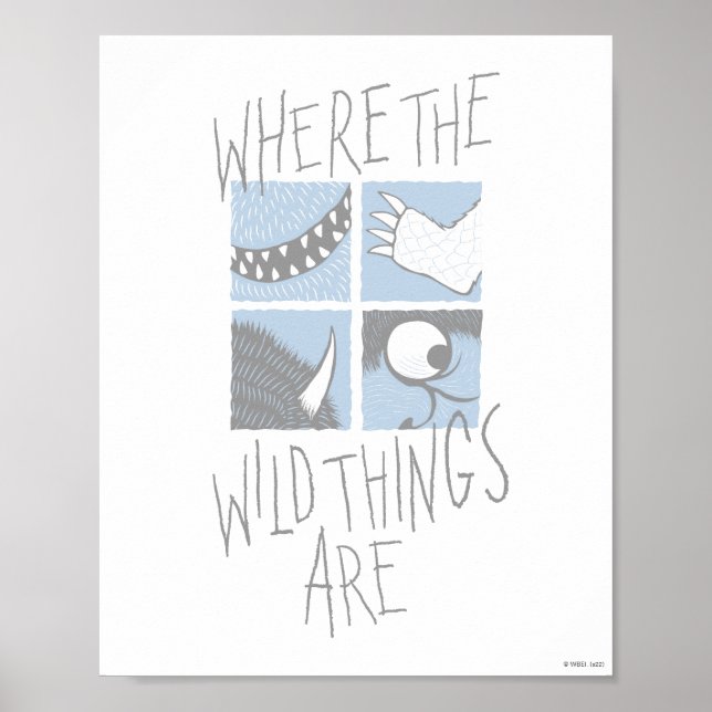Where The Wild Things Are | Square Graphic Poster (Front)