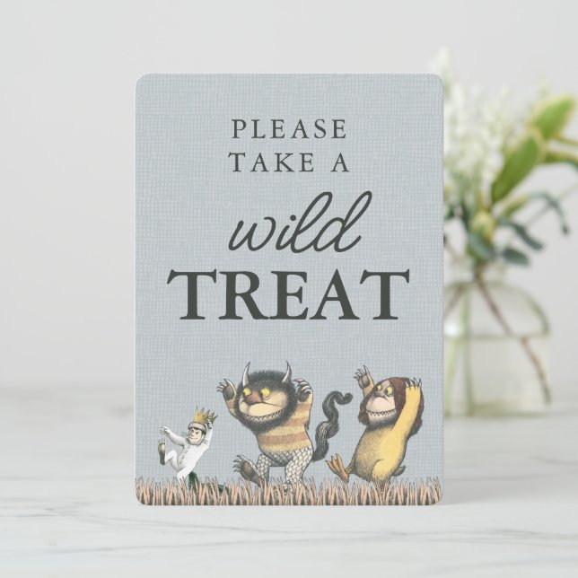 Where the Wild Things Are | Take A Treat Invitation (Standing Front)