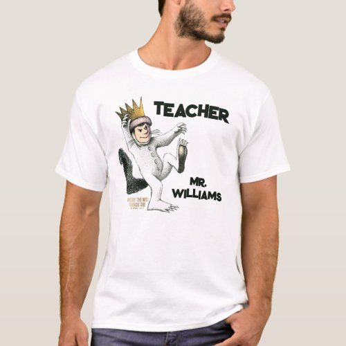 Where the Wild Things Are Teacher T_Shirt