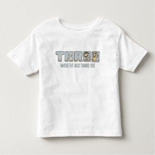 Where the Wild Things Are Third Birthday Toddler T-shirt