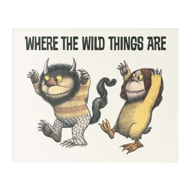 Where the Wild Things Are | Two Wild Things Acrylic Print (Front)