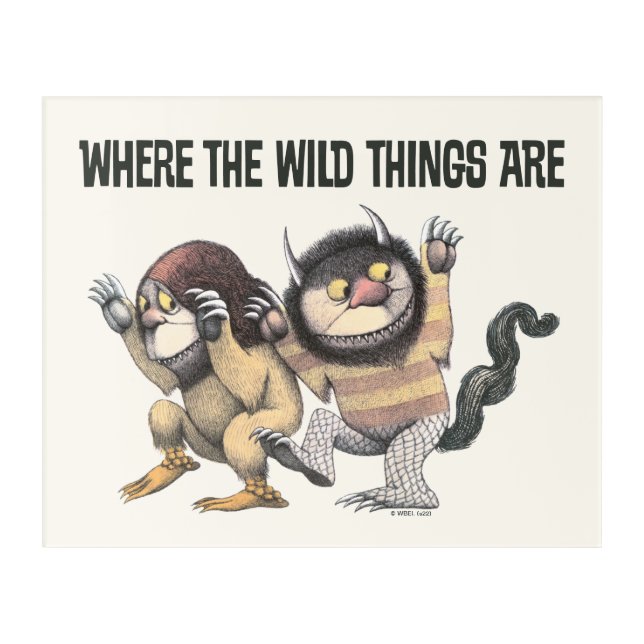 Where the Wild Things Are | Two Wild Things Acrylic Print (Front)