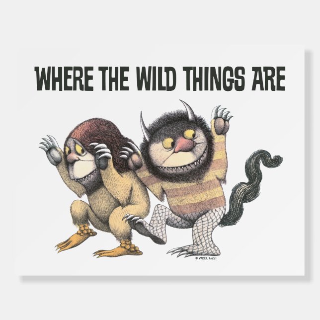Where the Wild Things Are | Two Wild Things Foam Board (Front)