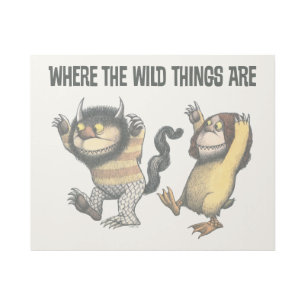 Where the Wild Things Are   Two Wild Things Gallery Wrap