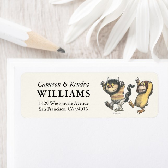 Where the Wild Things Are | Two Wild Things Label (Insitu)