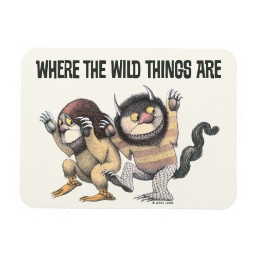 Where the Wild Things Are  Two Wild Things Magnet
