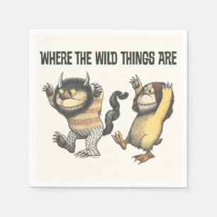 Where the Wild Things Are Two Wild Things Napkins