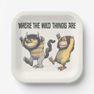 Where the Wild Things Are   Two Wild Things Paper Plates
