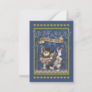Where The Wild Things Are Valentine Photo Note Card