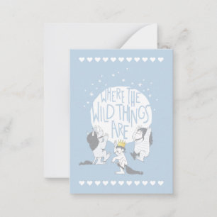 Where The Wild Things Are Valentine Photo Note Card