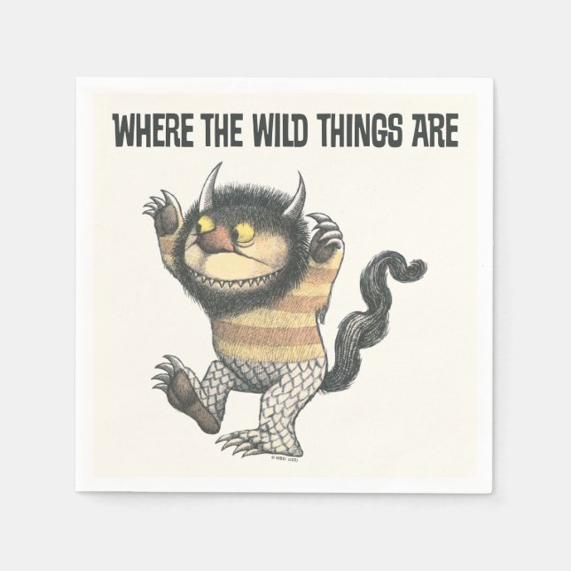 Where the Wild Things Are | Wild Thing Napkins (Front)
