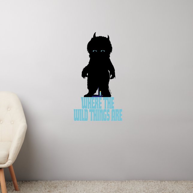 Where the Wild Things Are | Wild Thing Silhouette Wall Decal (Living Room 2)