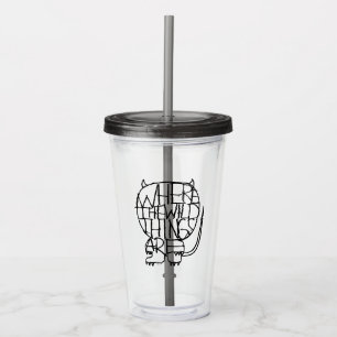 Where the Wild Things Are   Wild Thing Sketch Acrylic Tumbler