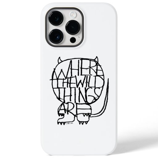 Where the Wild Things Are | Wild Thing Sketch Case-Mate iPhone 14 Pro Max Case