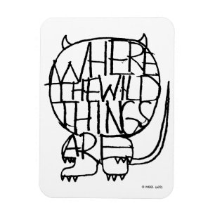 Where the Wild Things Are Wild Thing Sketch Magnet