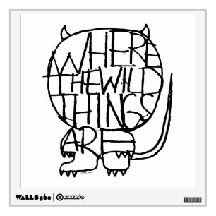 Where the Wild Things Are   Wild Thing Sketch Wall Decal
