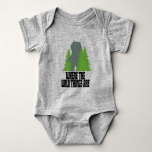 Where the Wild Things Are Wild Thing & Trees Baby Bodysuit
