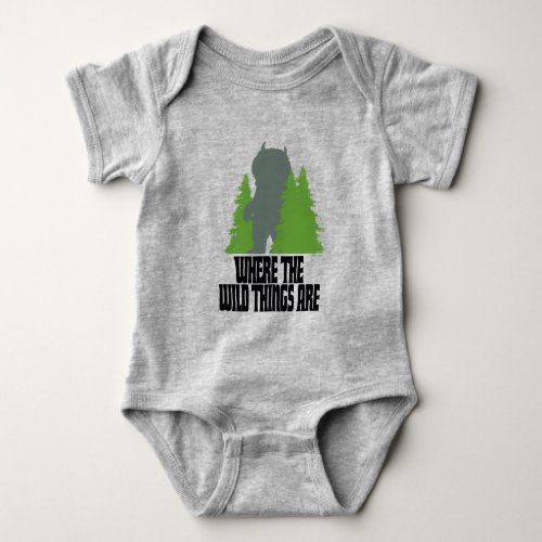 Where the Wild Things Are  Wild Thing  Trees Baby Bodysuit