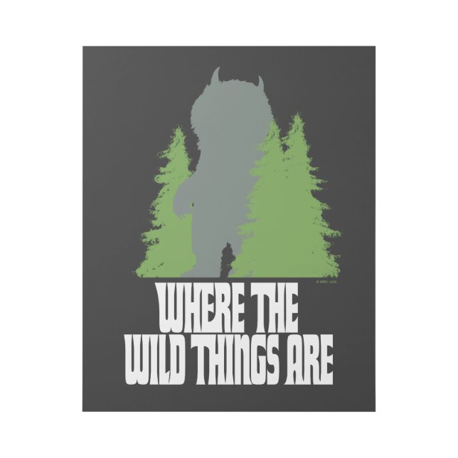 Where the Wild Things Are | Wild Thing & Trees Gallery Wrap (Front)