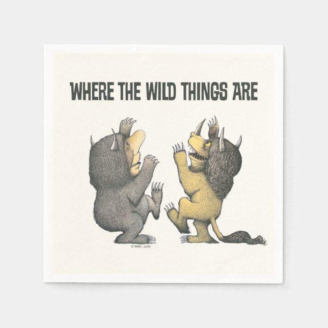 Where the Wild Things Are | Wild Things Napkins (Front)